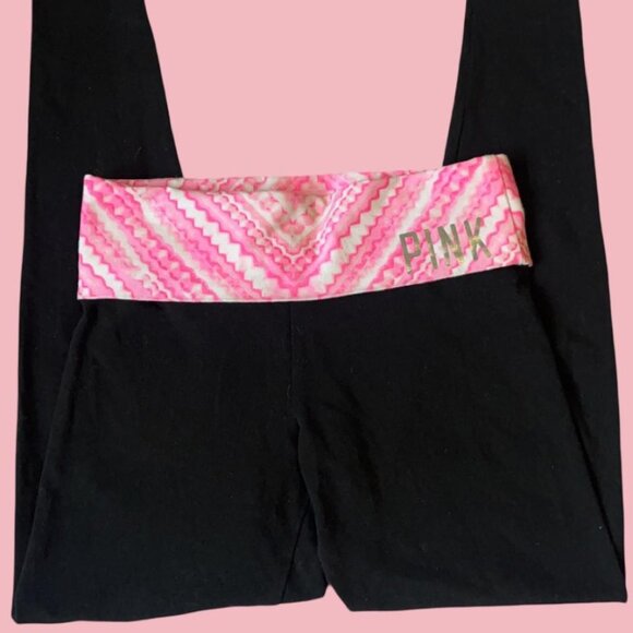 PINK Victoria’s Secret fold over leggings - Picture 4 of 4